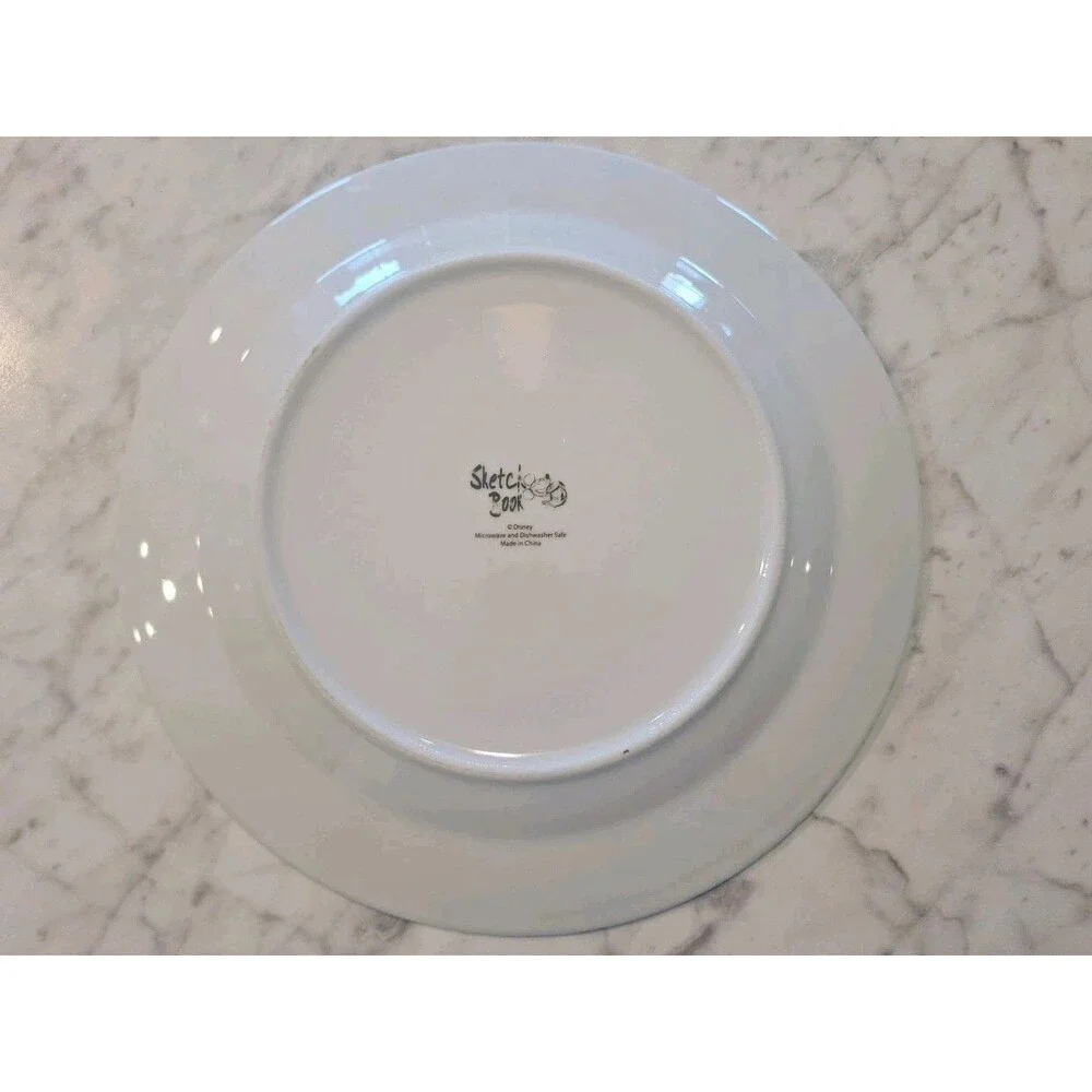 NEW Set of 4 Disney Sketchbook Goofy Dinner Plates 10.5